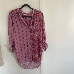 Floral Patchwork Women's Top